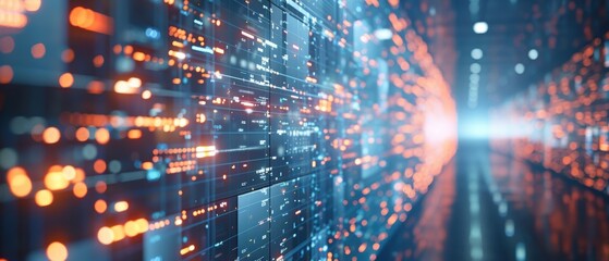 Obraz premium Cutting-Edge Digital Interfaces on White Background with Copy Space