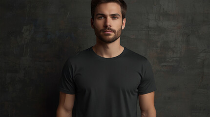 Minimalist T-Shirt Mockup Backgrounds for AI Design | Versatile Blank T-Shirt Backgrounds for Mockup Creations | Sleek T-Shirt Mockup AI Backgrounds for Designers | Creative Blank Canvas: T-Shirt Mock