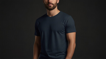 Minimalist T-Shirt Mockup Backgrounds for AI Design | Versatile Blank T-Shirt Backgrounds for Mockup Creations | Sleek T-Shirt Mockup AI Backgrounds for Designers | Creative Blank Canvas: T-Shirt Mock