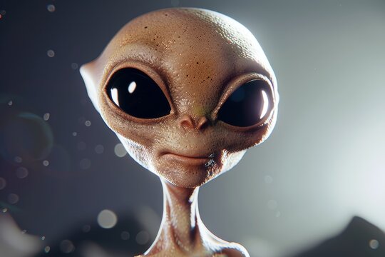 Intriguing portrait of extraterrestrial humanoids  a glimpse into alien life forms