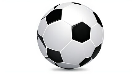 Naklejka premium soccer ball isolated on white