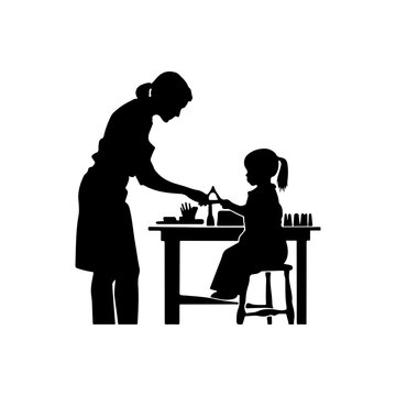 recommend clip art: vector silhouette of a Chiropractor Chiropractic