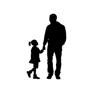 recommend clip art:  silhouette of a Dad