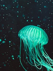 jellyfish in the sea