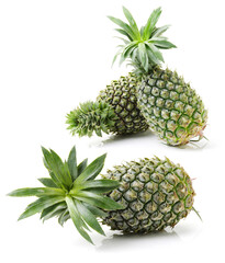 Fototapeta premium Pineapple on a white background