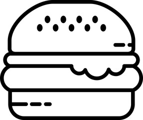 Burger Outline Icon