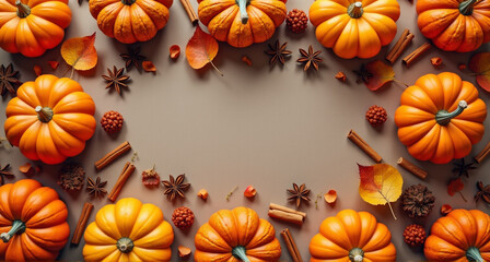 halloween pumpkin frame