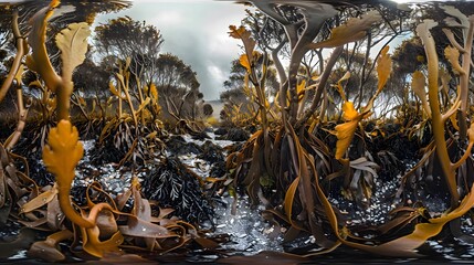 Seaweed Forest, a Surreal Underwater Landscape