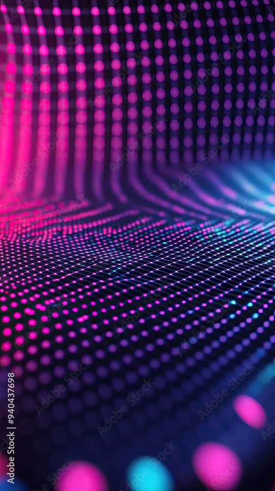 Aufkleber colorful abstract background with vibrant dots creating a stunning visual effect suitable for digita