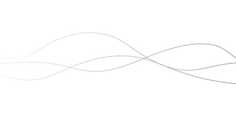 Abstract wavy stripes. Wave lines isolated white background. Waved lines for technology, digital, brochure, website, flyer design. Curve grey line. Vector