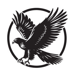 vector,eagle silhouette