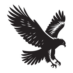 Obraz premium vector,eagle silhouette