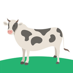 Detailed Cattle Vector Graphics for Farming Design