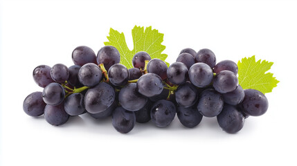 Fototapeta premium High-resolution image of fresh and vibrant fruit displayed on a clean white background, highlighting the natural colors and textures of the produce.