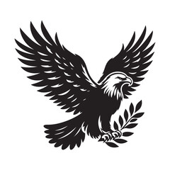 vector,eagle silhouette