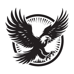 vector,eagle silhouette