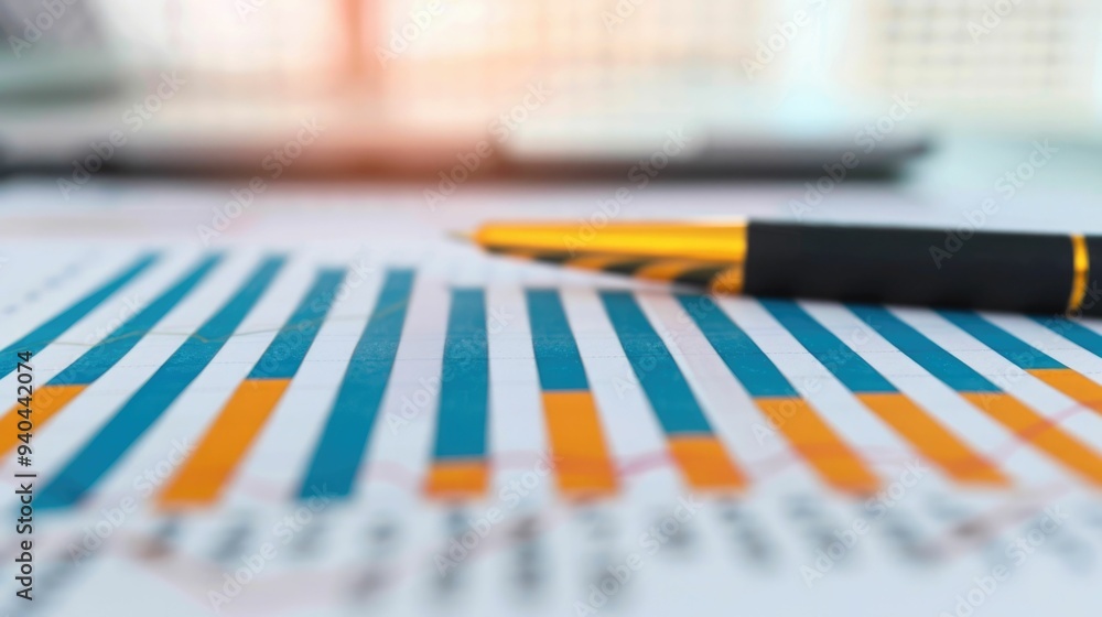 Poster in depth financial report analyzing the performance and comparison of gold and investments as part o