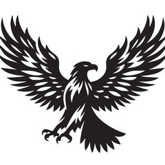 vector,eagle silhouette
