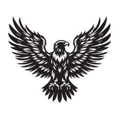 Fototapeta premium vector,eagle silhouette