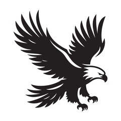 vector,eagle silhouette
