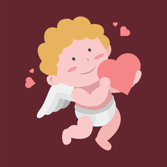 Cupid the God of Love, Valentine’s Day Design