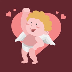 Cupid the God of Love, Valentine’s Day Design