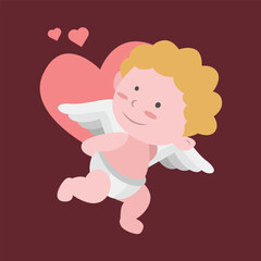 Cupid the God of Love, Valentine’s Day Design