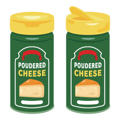 ボトルに入った粉チーズ