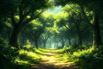 Fototapeta premium A dynamic natural view with a mood of colors, conveying various emotions. This image reflecting the ever-changing nature of the atmosphere.