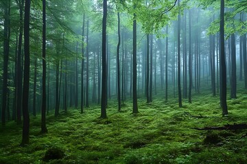 Obraz premium A dynamic natural view with a mood of colors, conveying various emotions. This image reflecting the ever-changing nature of the atmosphere.