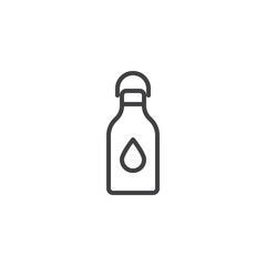 Water Bottle line icon
