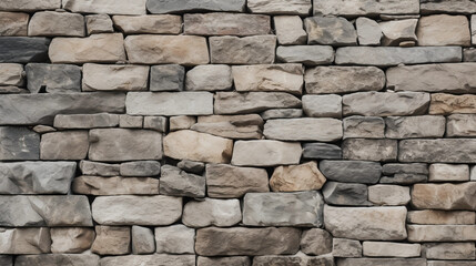 Obraz premium Close-up view of a stone wall