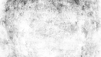 Black and white scratched grunge isolated on background, old film effect. Distressed retro paper abstract stock illustration cracked texture overlays for space or text.