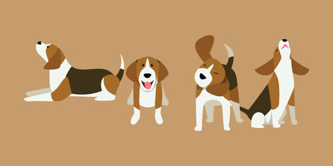 Assorted Dog Styles Vector Art Collection