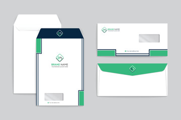 Clean professional envelope template