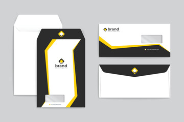 Elegant modern envelope template