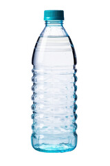 Water bottle isolated on transparent background.
