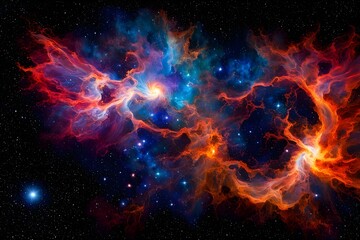 Explore the Cosmos with Vibrant Nebula Image