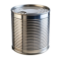 Tin Can isolated on transparent background