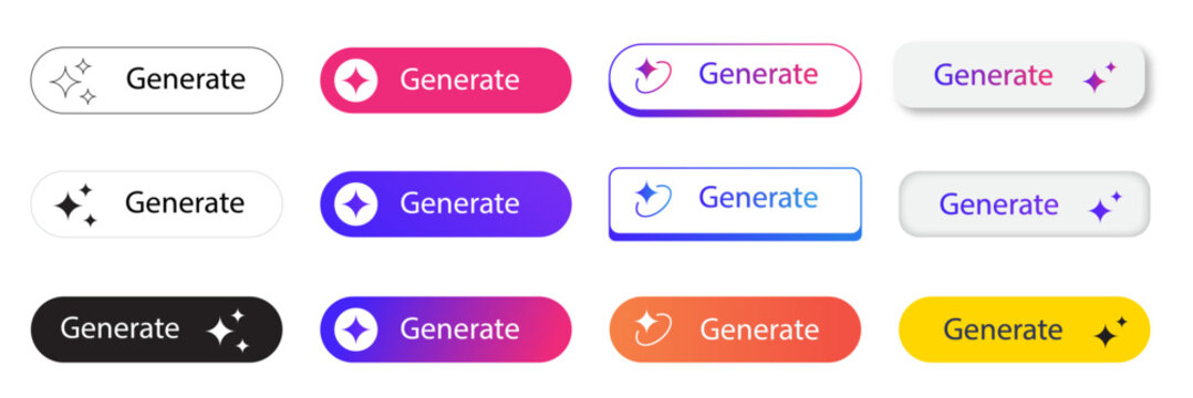 ai generate button collection