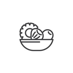Healthy Snacking line icon
