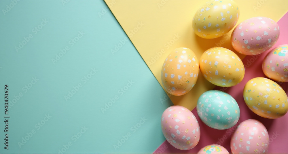 Wall mural eggs