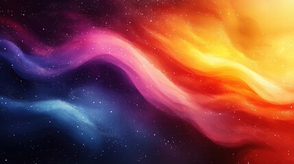 Obraz premium Abstract Swirling Colors with White Specks on a Dark Background