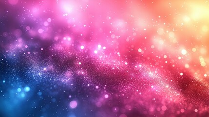 Obraz premium Abstract Background with Sparkling Glitter and Blurred Lights