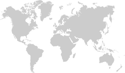 grey world map for your design and idea