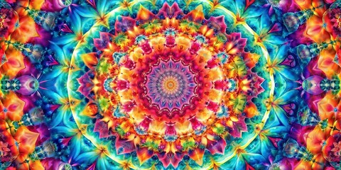Colorful and vibrant kaleidoscope texture , abstract, vibrant, colorful, pattern, geometric, symmetry, design