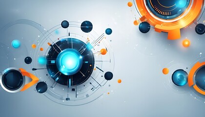 Obraz premium abstract technology background