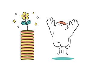 お金が育って大喜びするヒト