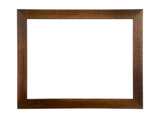  brown wooden frame