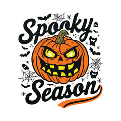 halloween Day typography vector design
